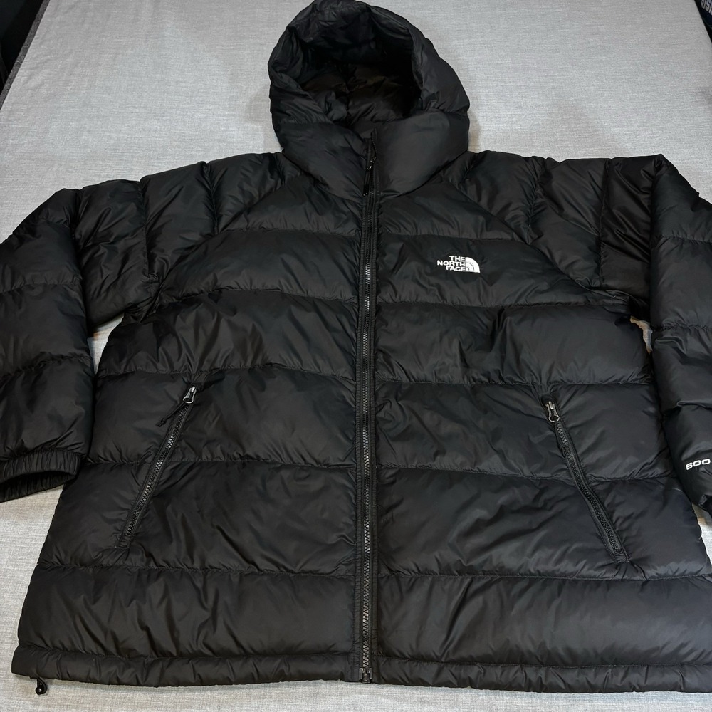 The North Face Men's Hooded 600 Fill Down Jacket Black XXL 2XL Coat Puffer